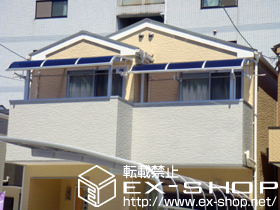 のバルコニー・ベランダ屋根 ライザーテラスII  R型 屋根タイプ 単体 積雪〜20cm対応×2 施工例