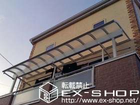 のバルコニー・ベランダ屋根 ヴェクターテラス R型 1500 屋根タイプ 単体 積雪〜50cm対応 施工例