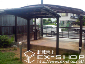 のサイクルポート・駐輪場 カーブパークシグマIII 　積雪〜20cm対応 施工例