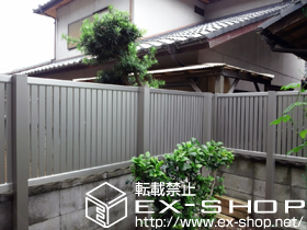 のフェンス・柵 エクスラインフェンス6型 間仕切り使用 施工例