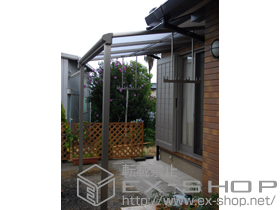 のテラス屋根 ヴェクターテラス F型　単体 テラスタイプ　積雪〜20cm対応 施工例