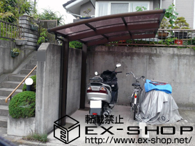 のサイクルポート・駐輪場 レイナポート ミニ　積雪〜20cm対応 施工例