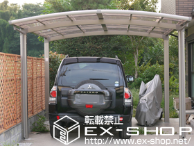 のカーポート カーブポートシグマIII ワイド 積雪〜20cm対応 施工例