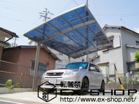 のカーポート カーブポートシグマIII 積雪〜20cm対応 施工例