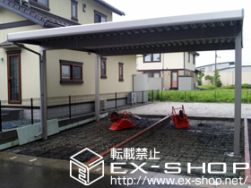 のカーポート レオンポートneo 2台用 積雪〜50cm対応 施工例