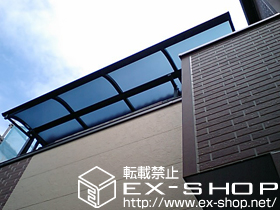 のバルコニー・ベランダ屋根 プレシオステラス R型 屋根タイプ 単体 積雪〜20cm対応 施工例