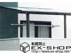 のバルコニー・ベランダ屋根 ライザーテラスII F型 屋根タイプ 単体　積雪〜20cm対応 施工例