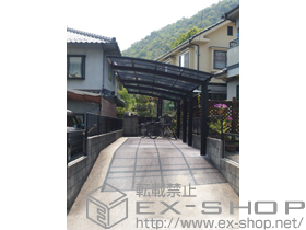 のカーポート カーブポートシグマ? 縦連棟 積雪〜20cm対応 施工例