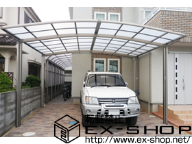 のカーポート カーブポートシグマIII ワイド 積雪〜20cm対応 施工例