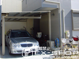 のカーポート マイリッシュ 前上がり 積雪〜20cm対応 ＜通常勾配＞ 施工例