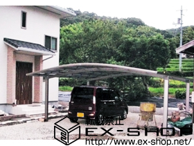 のカーポート カーブポートシグマIII ワイド　積雪〜20cm対応 施工例