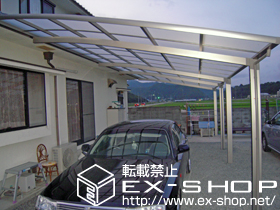 のカーポート ルーフポートシグマIII 縦連棟 積雪〜20cm対応 施工例