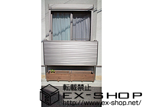 のフェンス・柵 エグジスフェンスR5型 フリーポール仕様 施工例