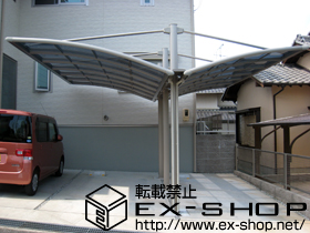 のカーポート ニューエクモア Y合掌 積雪〜20cm対応 施工例