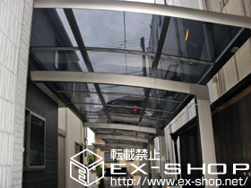 のサイクルポート・駐輪場 カーブポートシグマＩＩＩミニ 縦連棟 積雪〜20cm対応 施工例