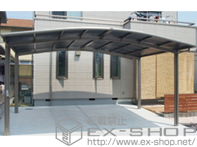 のカーポート カーブポートシグマIII ワイド　積雪〜20cm対応 施工例