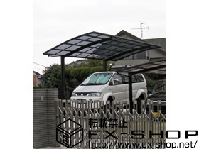 のカーポート カーブポートシグマ? レギュラータイプ 積雪〜20cm対応 施工例