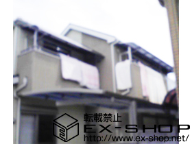 のバルコニー・ベランダ屋根 ライザーテラスII R型 屋根タイプ 単体 積雪〜20cm対応+収納式物干し 標準タイプ 2本入+柱取付部品 2本 施工例