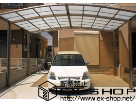 のカーポート カーブポートシグマIII ワイド 積雪〜20cm対応 施工例