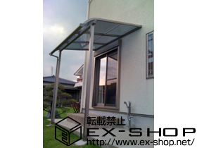 のテラス屋根 ライザーテラスII R型 テラスタイプ 単体　積雪〜20cm対応 施工例