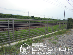 のフェンス・柵 プリレオR1型フェンス フリーポールタイプ 施工例