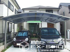 のカーポート プレシオスポート ワイド　積雪〜20cm対応 施工例