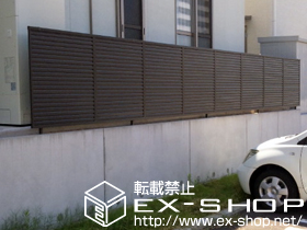 のフェンス・柵 プリレオR9型フェンス フリーポールタイプ 施工例