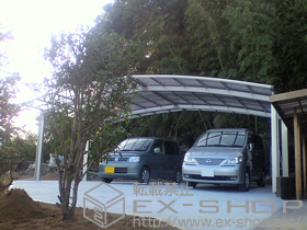 のカーポート レイナトリプルポート 積雪〜20cm対応 施工例