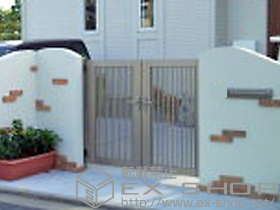 の門扉 プリレオR2型 施工例