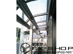 のバルコニー・ベランダ屋根 パワーアルファ RB型 連棟 屋根タイプ 積雪〜30?対応 施工例