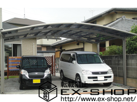 のカーポート カーブポートシグマIII ワイドタイプ 積雪〜20cm対応 施工例
