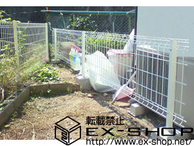 のフェンス・柵 ハイグリッドフェンスUF8型 施工例