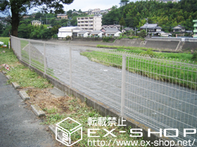 のフェンス・柵 メッシュフェンス G10-R 施工例