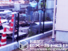 のフェンス・柵 メッシュフェンスG10-R 施工例