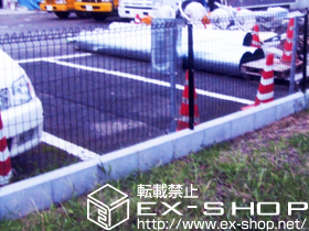 のフェンス・柵 メッシュフェンスG10-R 施工例