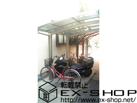 のサイクルポート・駐輪場 ファインポートＩＩ R ミニ 積雪〜20cm対応 施工例