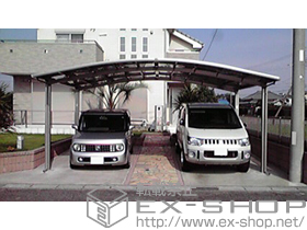 のカーポート カーブポートシグマ? ワイド 積雪〜30cm対応 施工例