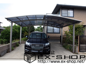 のカーポート カーブポートシグマIII ワイド 積雪〜20cm対応 施工例