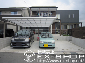 のカーポート 4G ワイド 積雪〜20cm対応 施工例