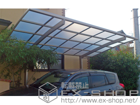 のカーポート カーブポートシグマIII 積雪〜20cm対応 施工例