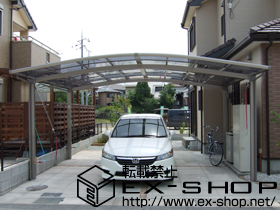 のカーポート カーブポートシグマIII ワイドタイプ 積雪〜20cm対応 施工例