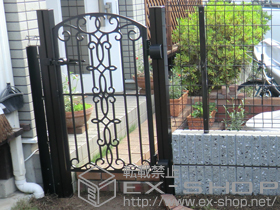 の門扉 ラヴェール門扉5型 片開き 施工例