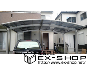 のカーポート プレシオスポート M合掌 積雪〜20cm対応 施工例