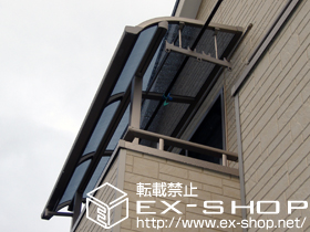 のバルコニー・ベランダ屋根 ライザーテラスII R型 単体 屋根タイプ 積雪〜20cm対応 施工例