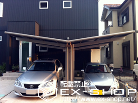 のカーポート レークポートシグマIII Y合掌 積雪〜20cm対応 施工例