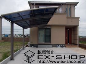 のカーポート カーブポートシグマIII 単体 積雪〜20cm対応 施工例