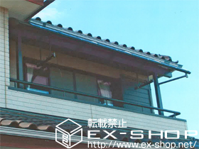 のバルコニー・ベランダ屋根 ヴェクターテラス R型 屋根タイプ 単体 積雪〜20cm対応 施工例