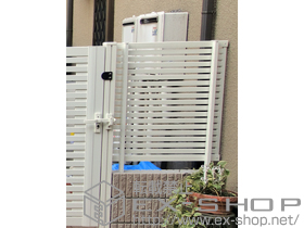 のフェンス・柵 シャレオR3型フェンス　フリーポール 施工例