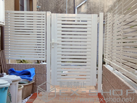 の門扉 シャレオR10型門扉　片開き 施工例