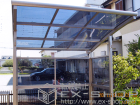 のサイクルポート・駐輪場 スマイリン　積雪対応〜20cm 施工例